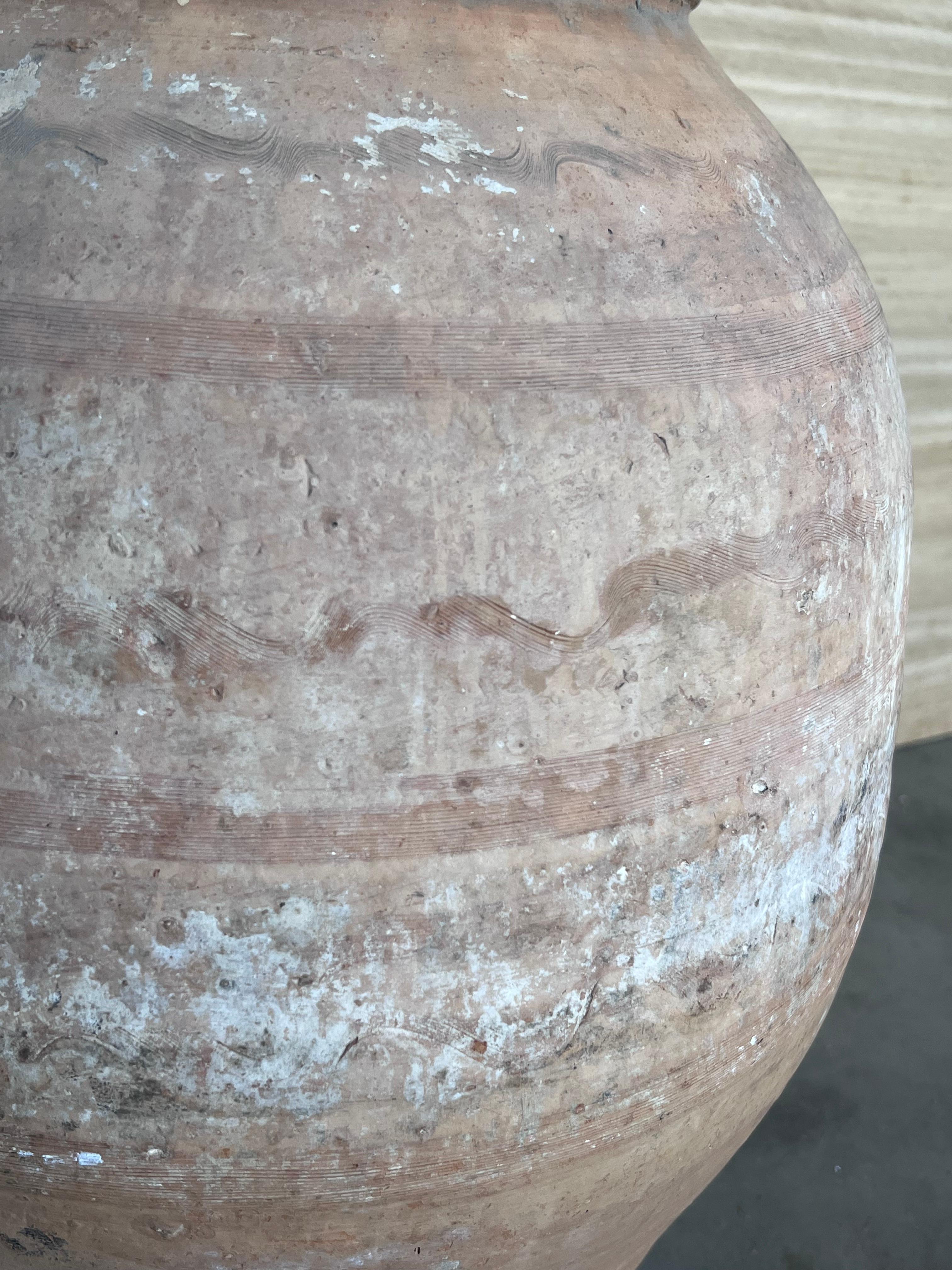 18th Century Rare Terracotta Hand Carved French Biot Pot 1