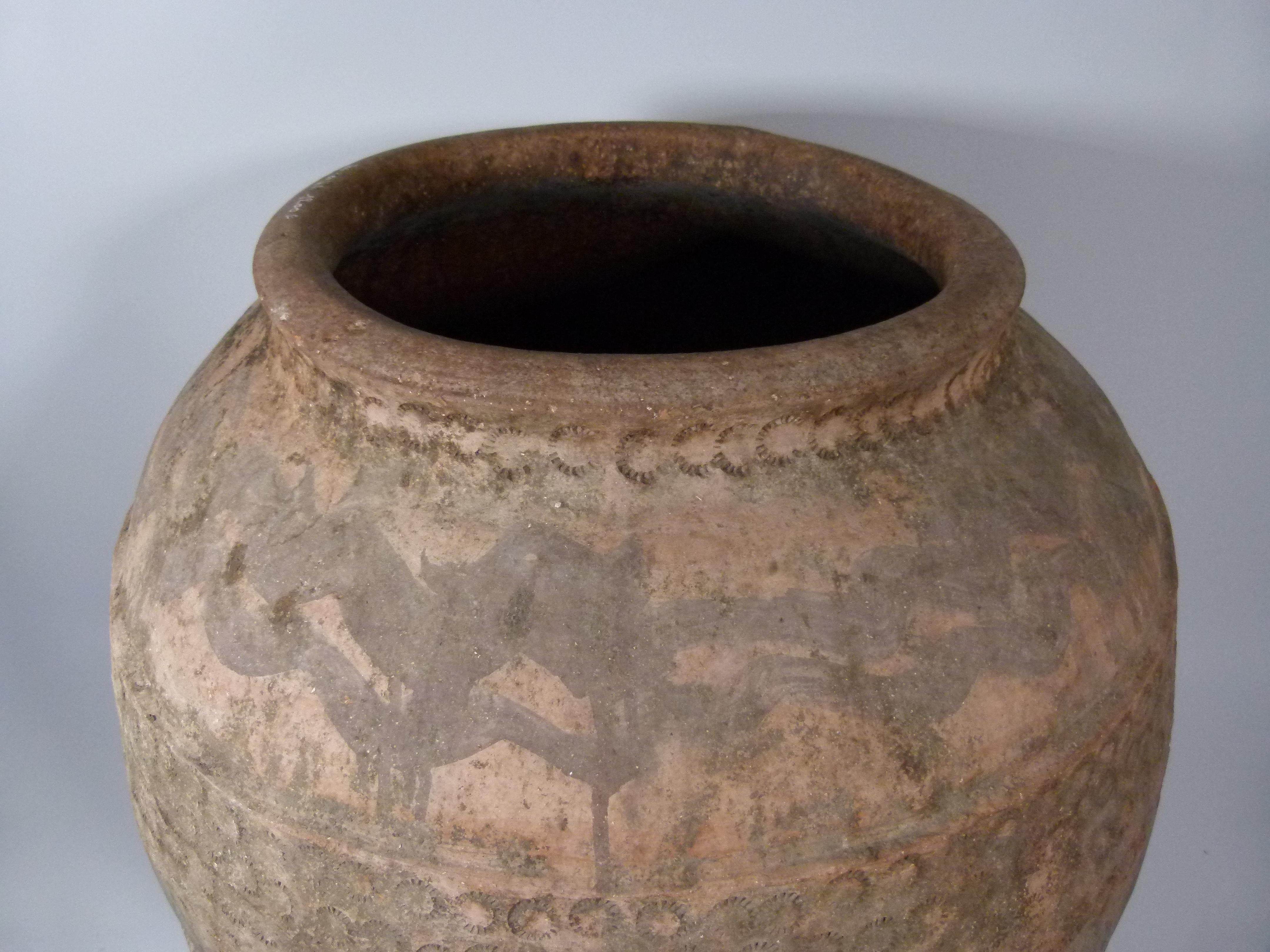 Other 18th Century Red Clay Spanish Jar, Tinaja-
