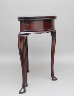 18th Century Red Walnut Games Table