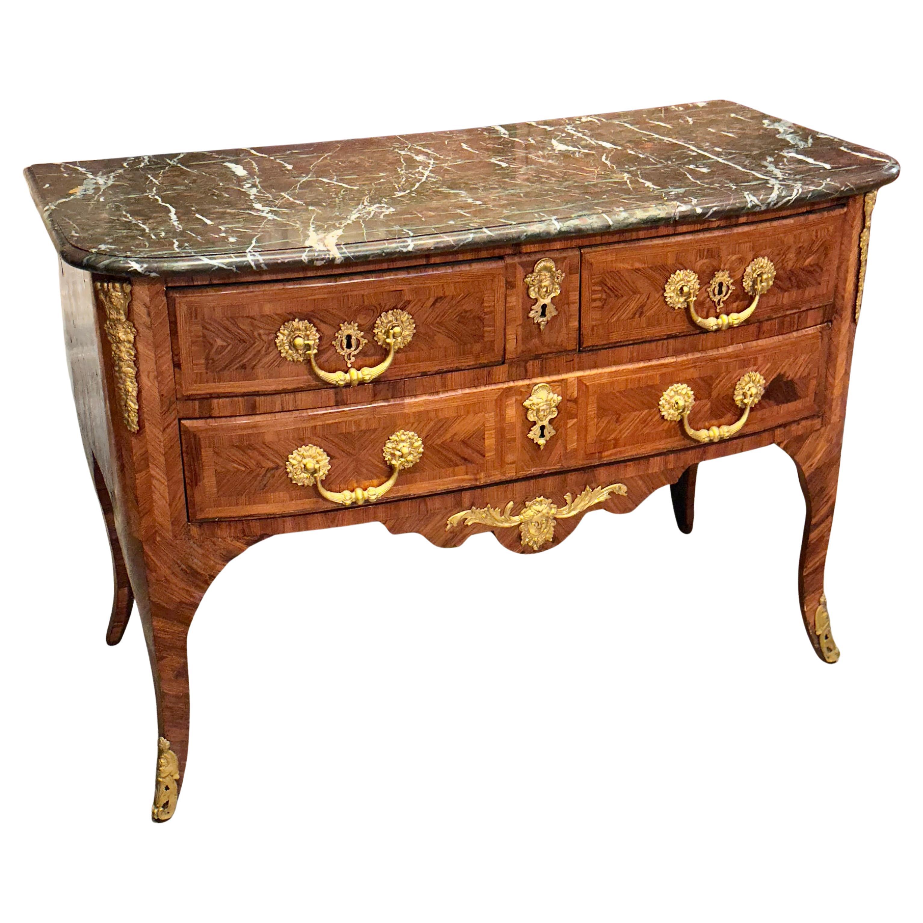 18th Century Regence Kingwood Commode For Sale