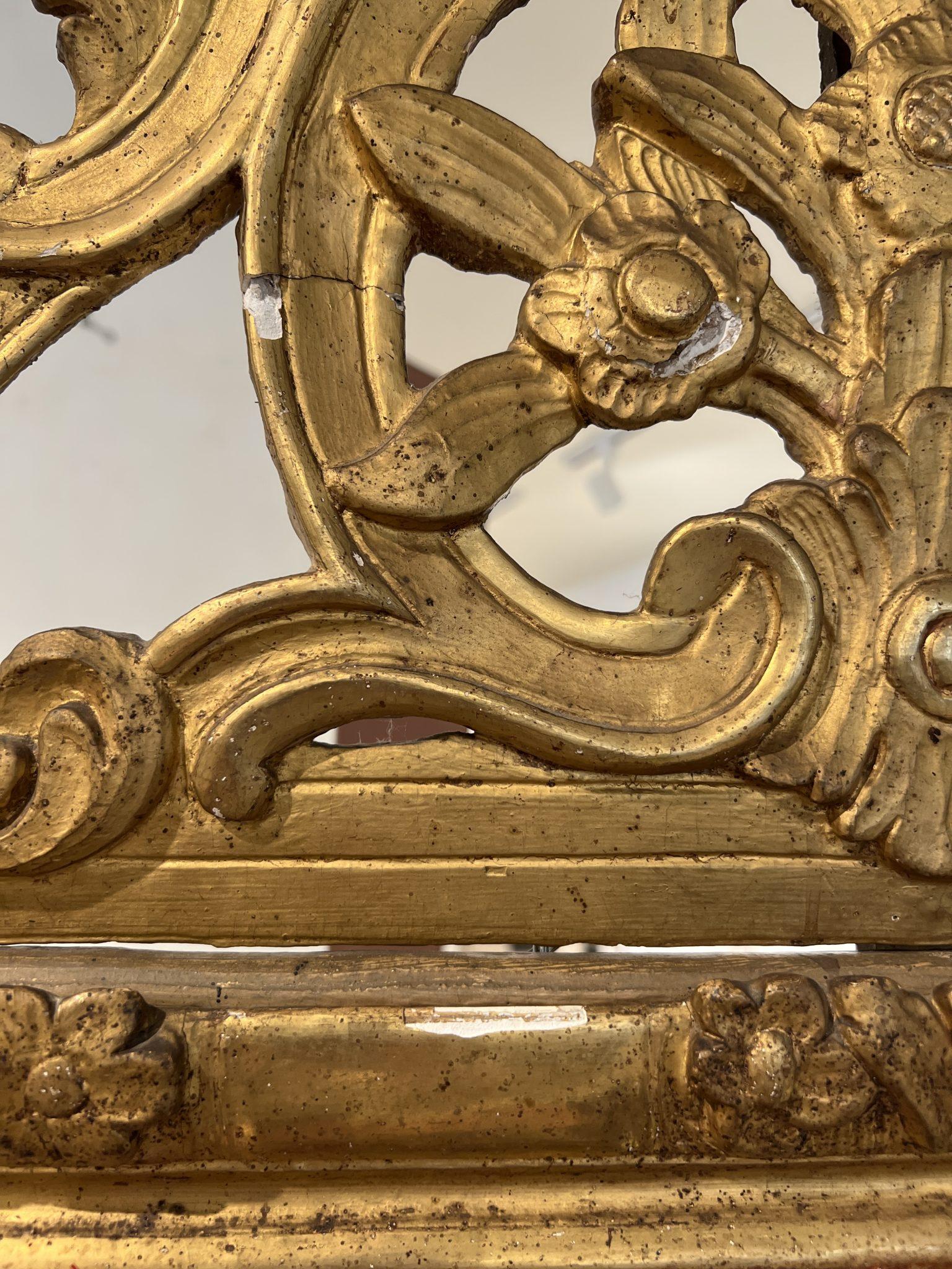 Gilt 18th Century Regence Mirror