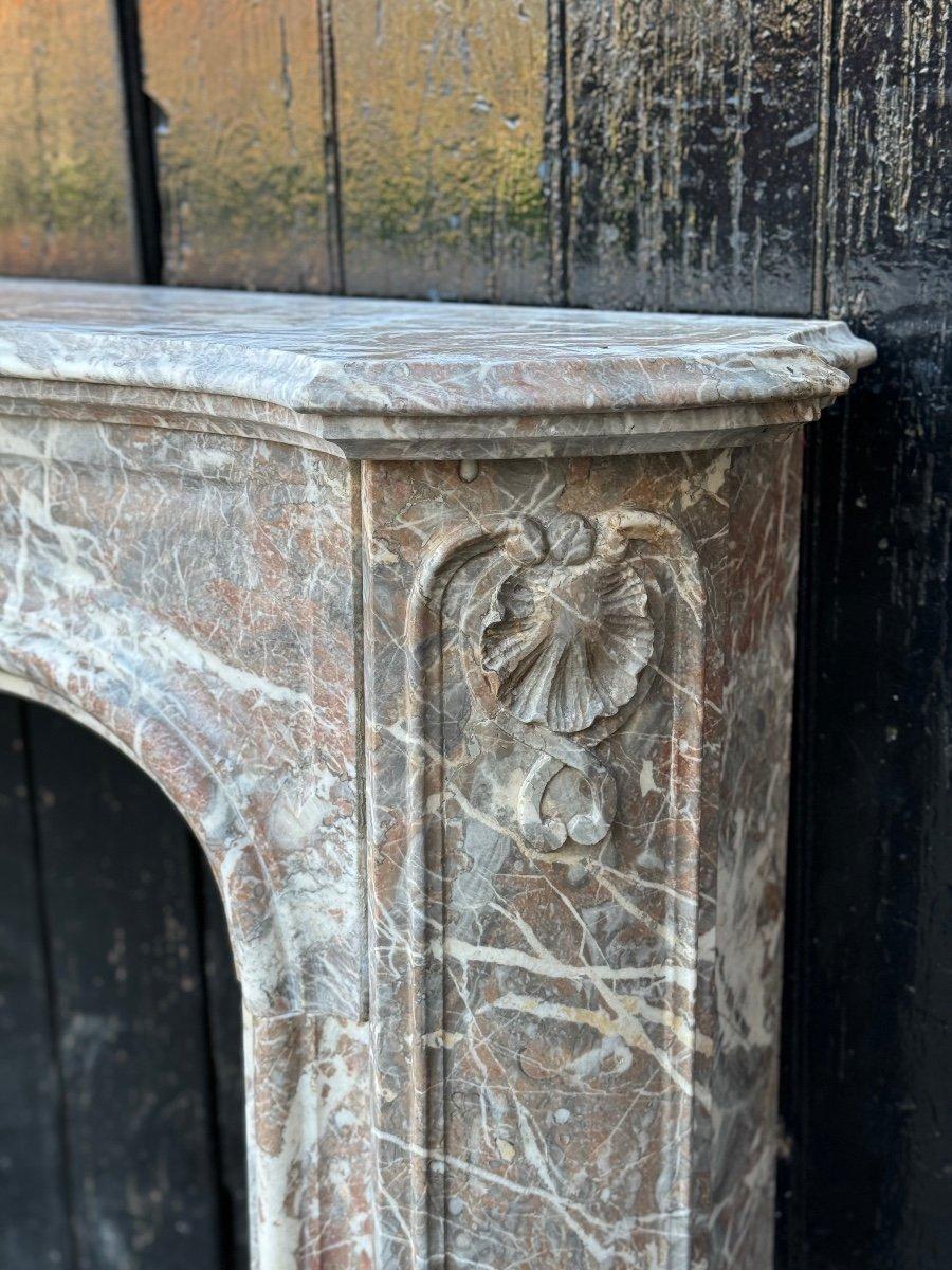 18th Century Regency Grey Ardennes Marble Mantelpiece For Sale 6