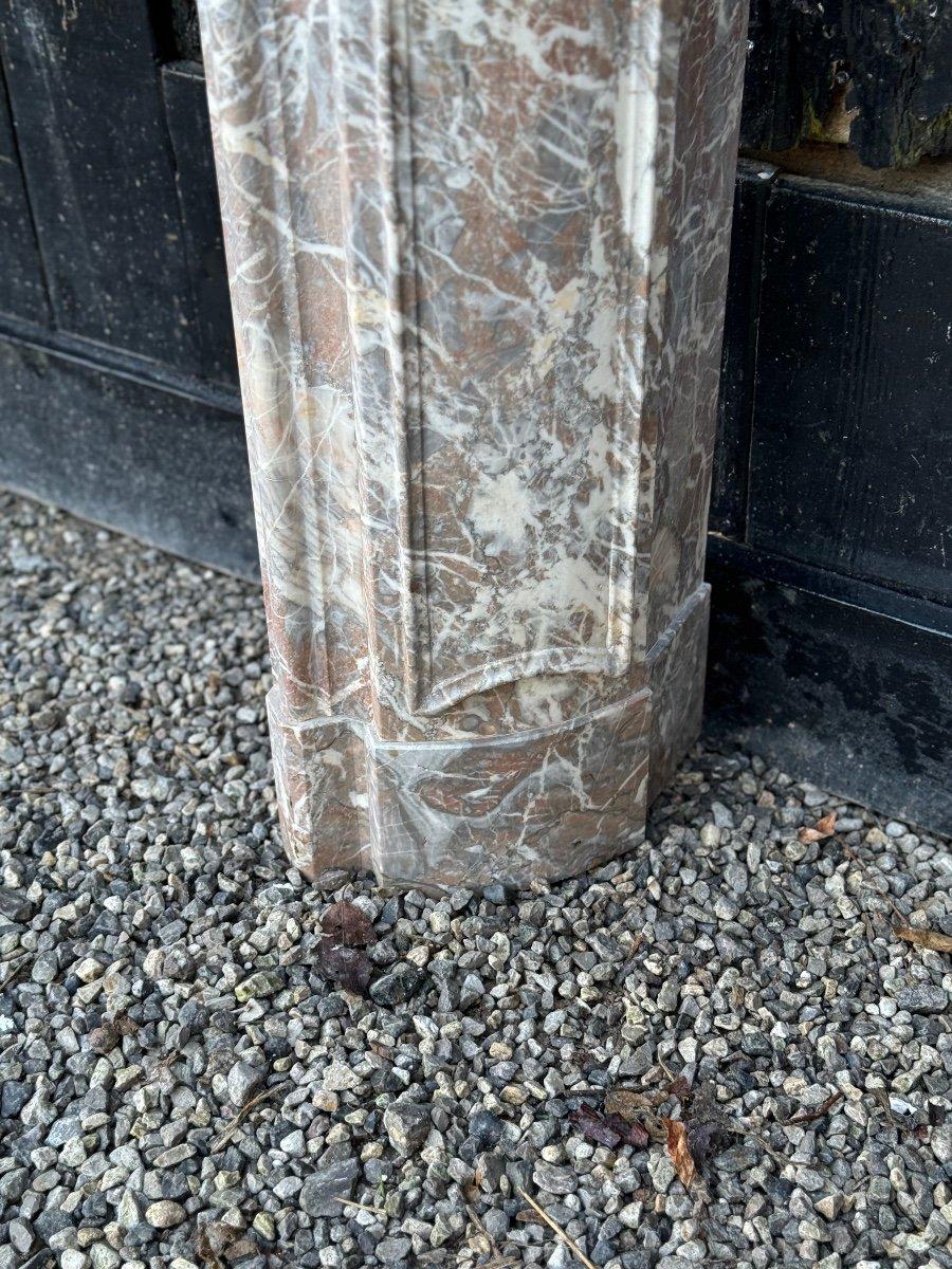 18th Century Regency Grey Ardennes Marble Mantelpiece For Sale 7