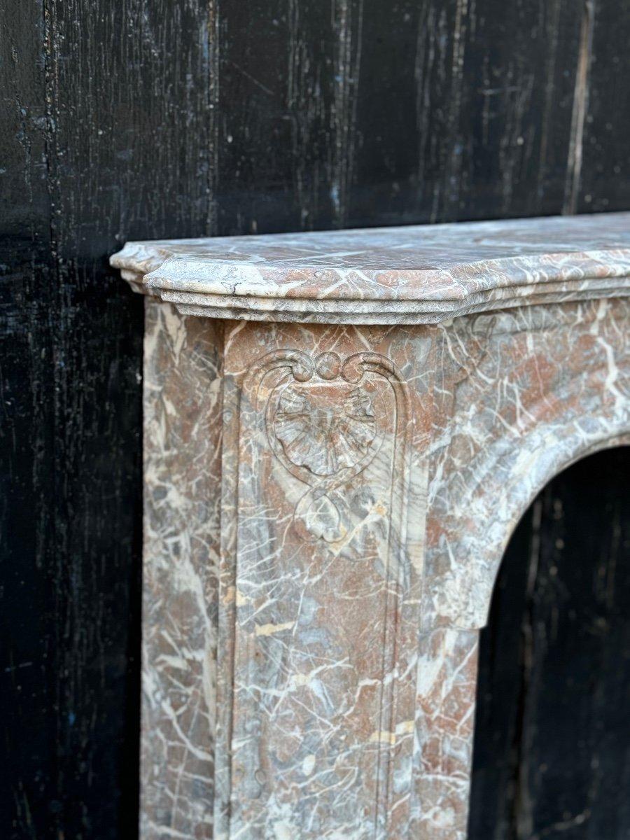 18th Century Regency Grey Ardennes Marble Mantelpiece In Good Condition For Sale In Honnelles, WHT