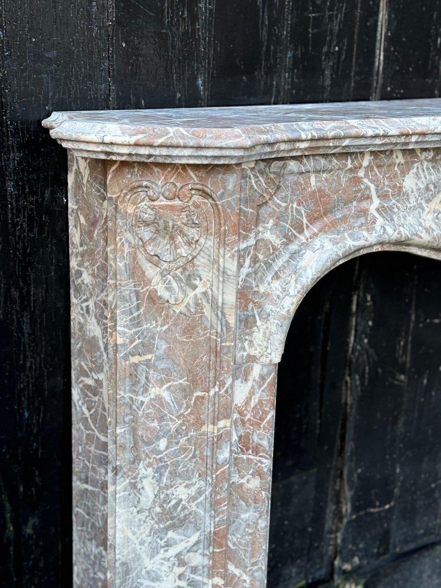 18th Century Regency Grey Ardennes Marble Mantelpiece For Sale 2
