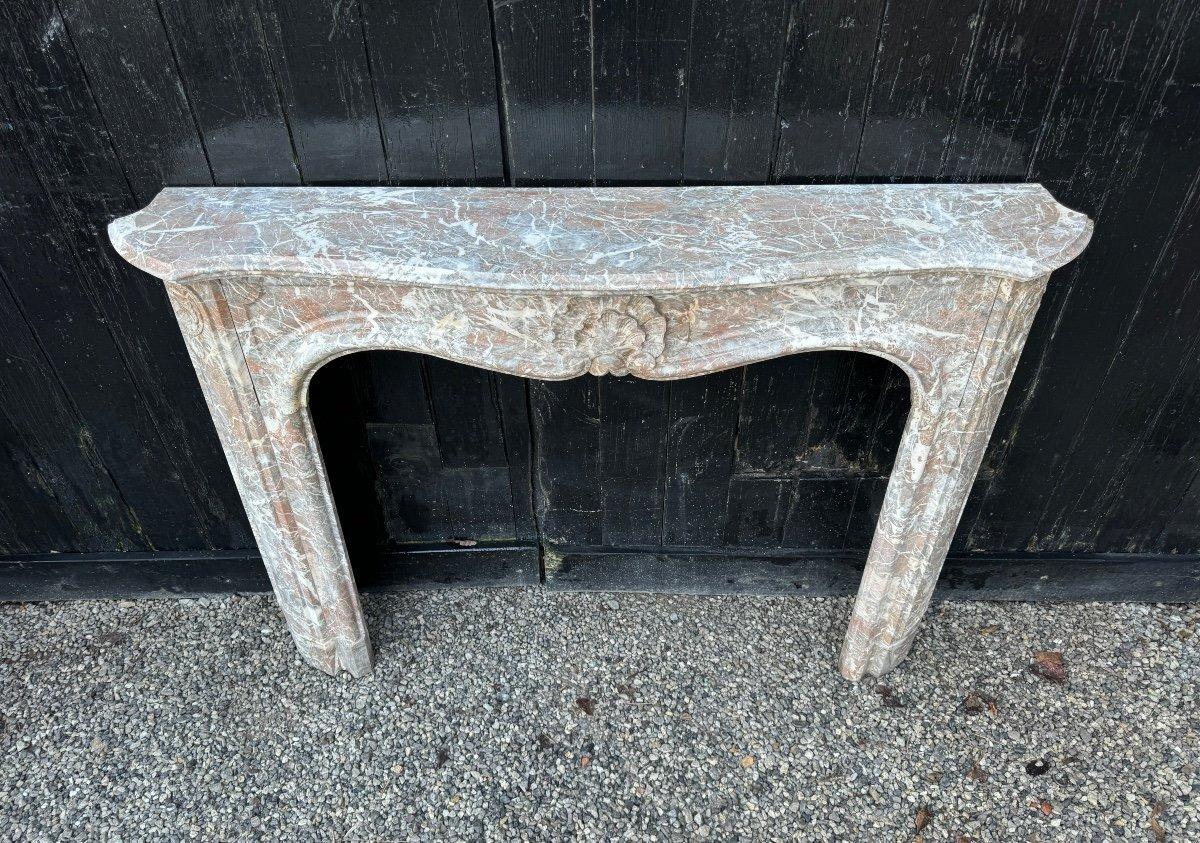 18th Century Regency Grey Ardennes Marble Mantelpiece For Sale 3