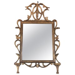 18th Century Regency Hand-Carved and Gilded Mirror, English