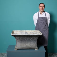 18th Century Regency Style Lead Planter With Bun Feet