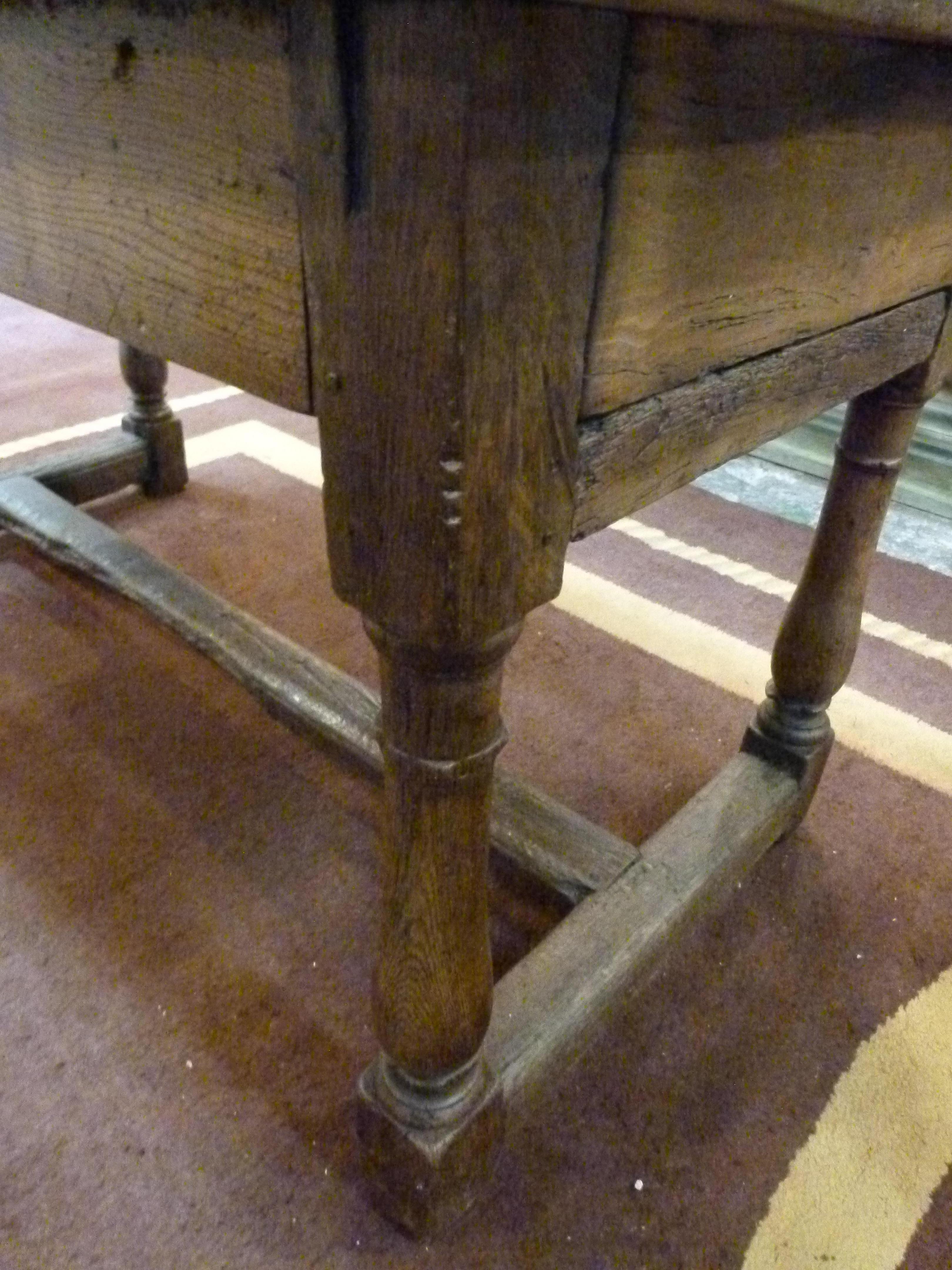 18th Century Restored Walnut Table 1