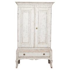 18th Century Rococo Cabinet from Halsingland Sweden