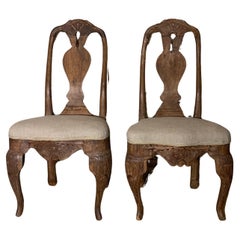Rokoko-Stühle des 18. Jahrhunderts Schweden