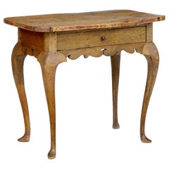 18th Century Rococo Elm Side Table