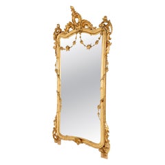 Miroir rococo du XVIIIe siècle, vers 1780