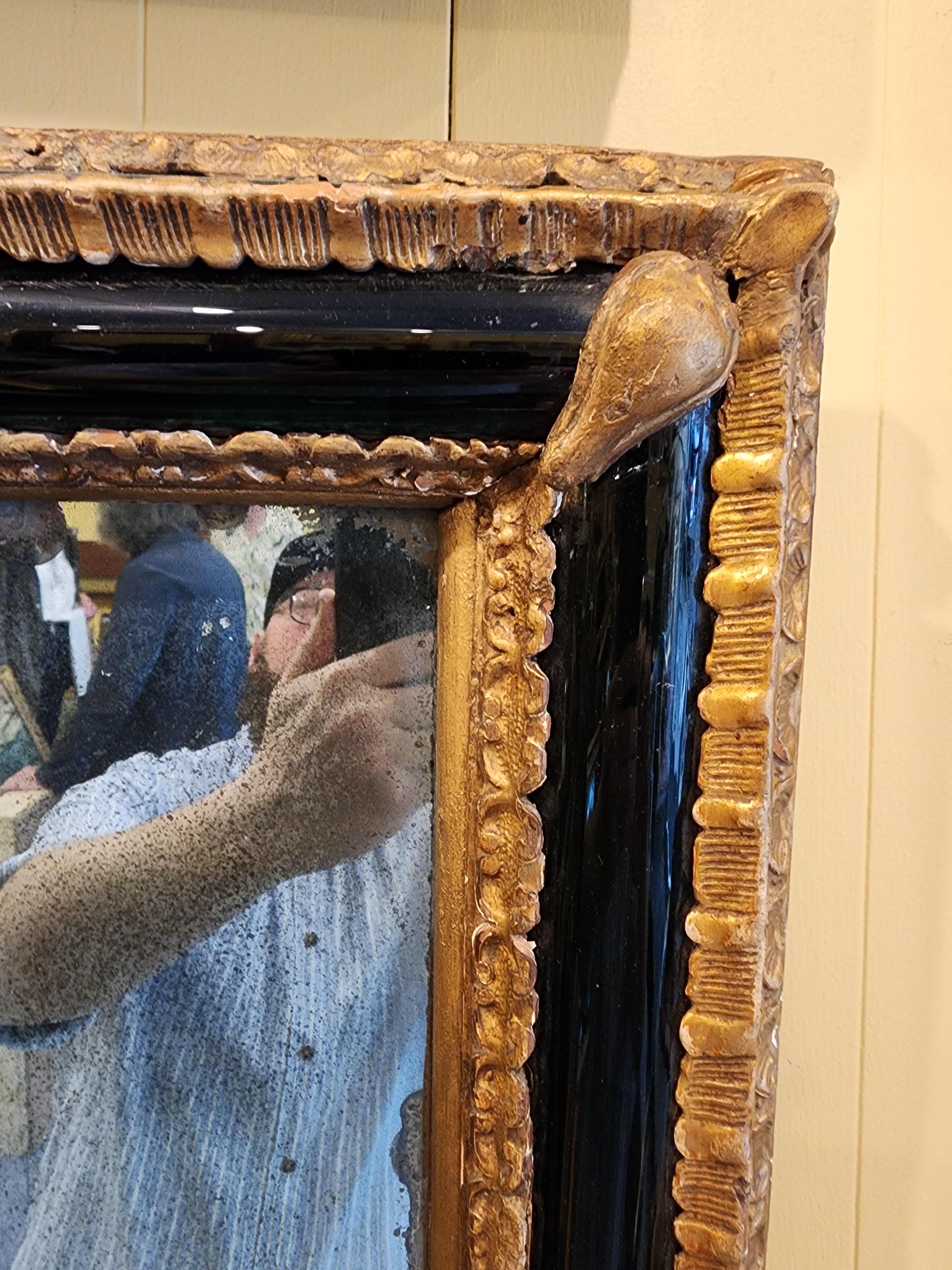 Miroir rococo du 18ème siècle en verre et gesso doré Irlande vers 1740 en vente 4