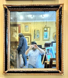 18. Jahrhundert Rokoko-Spiegel aus Glas und vergoldetem Gesso Irland CIRCA 1740