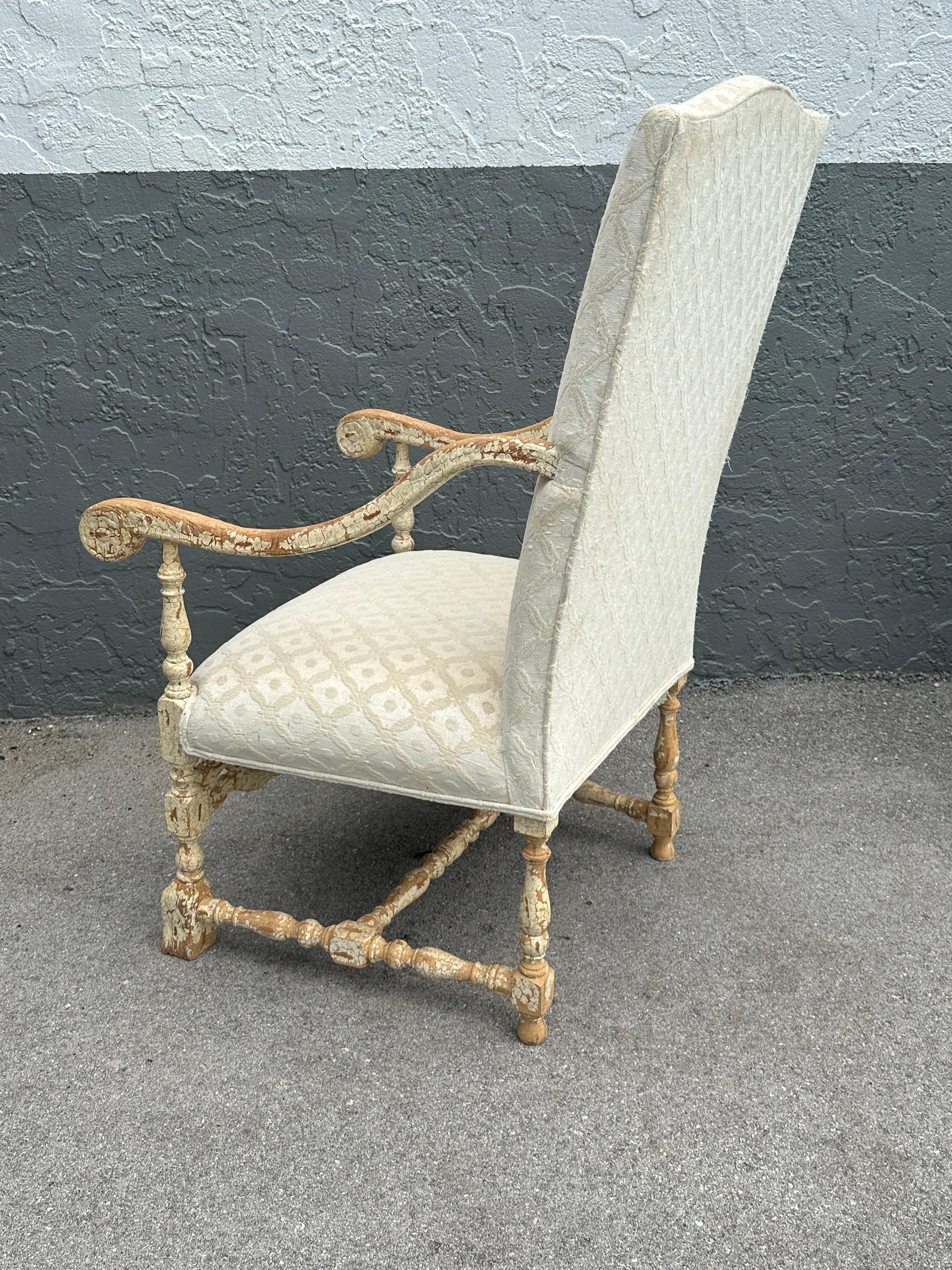 18th Century Rococo Swedish Armchair For Sale 5