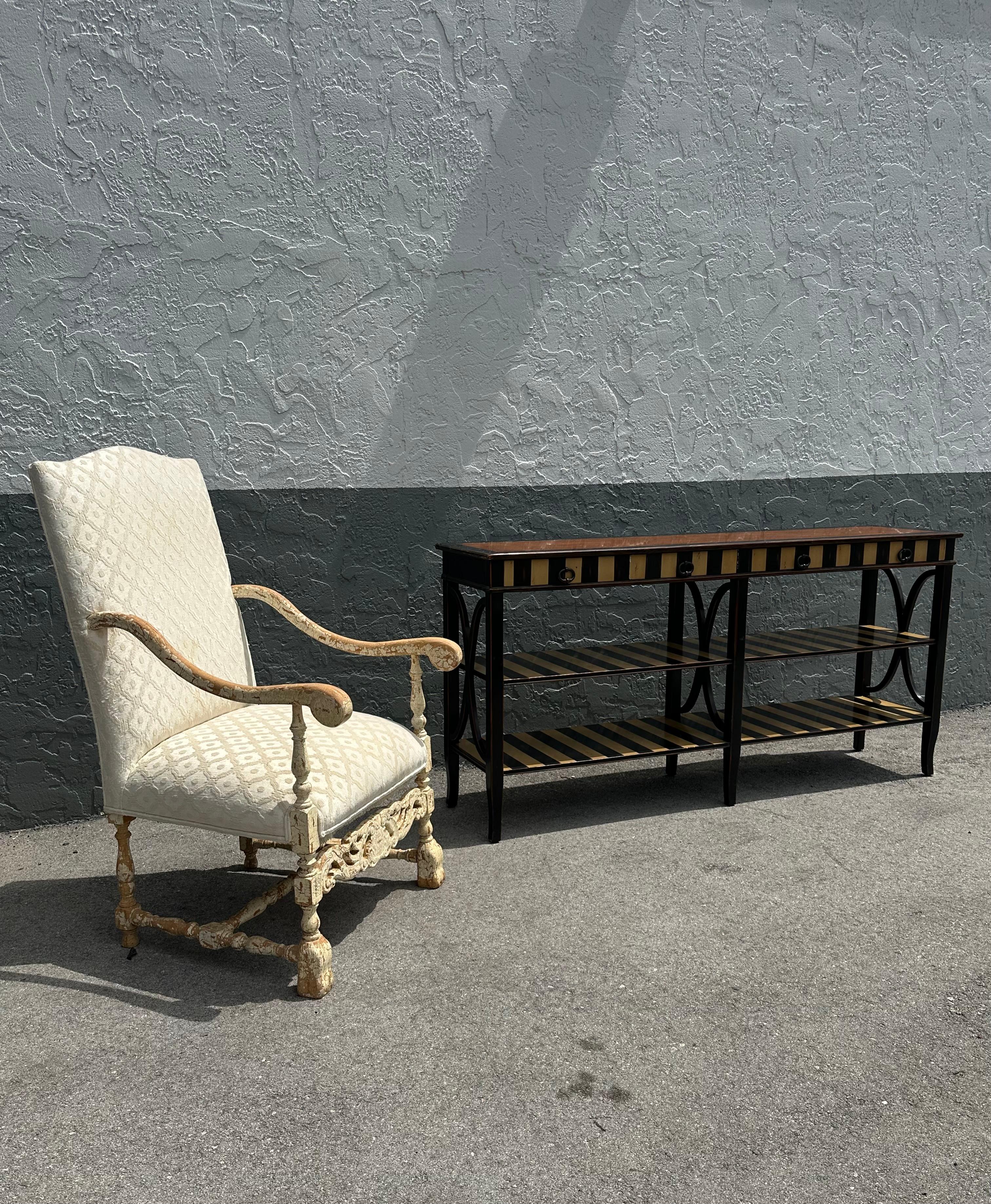 18th Century Rococo Swedish Armchair For Sale 7