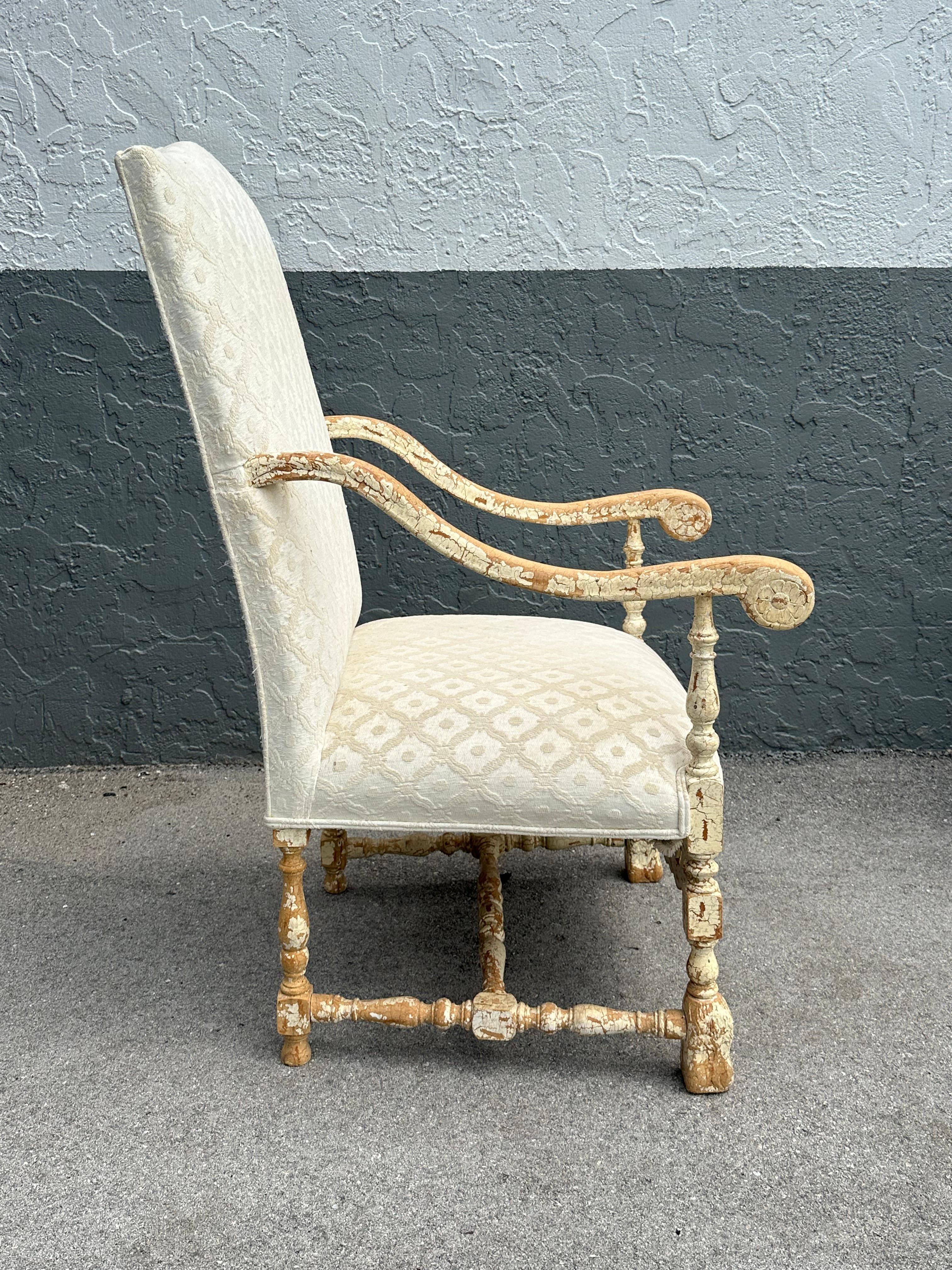 18th Century Rococo Swedish Armchair For Sale 1
