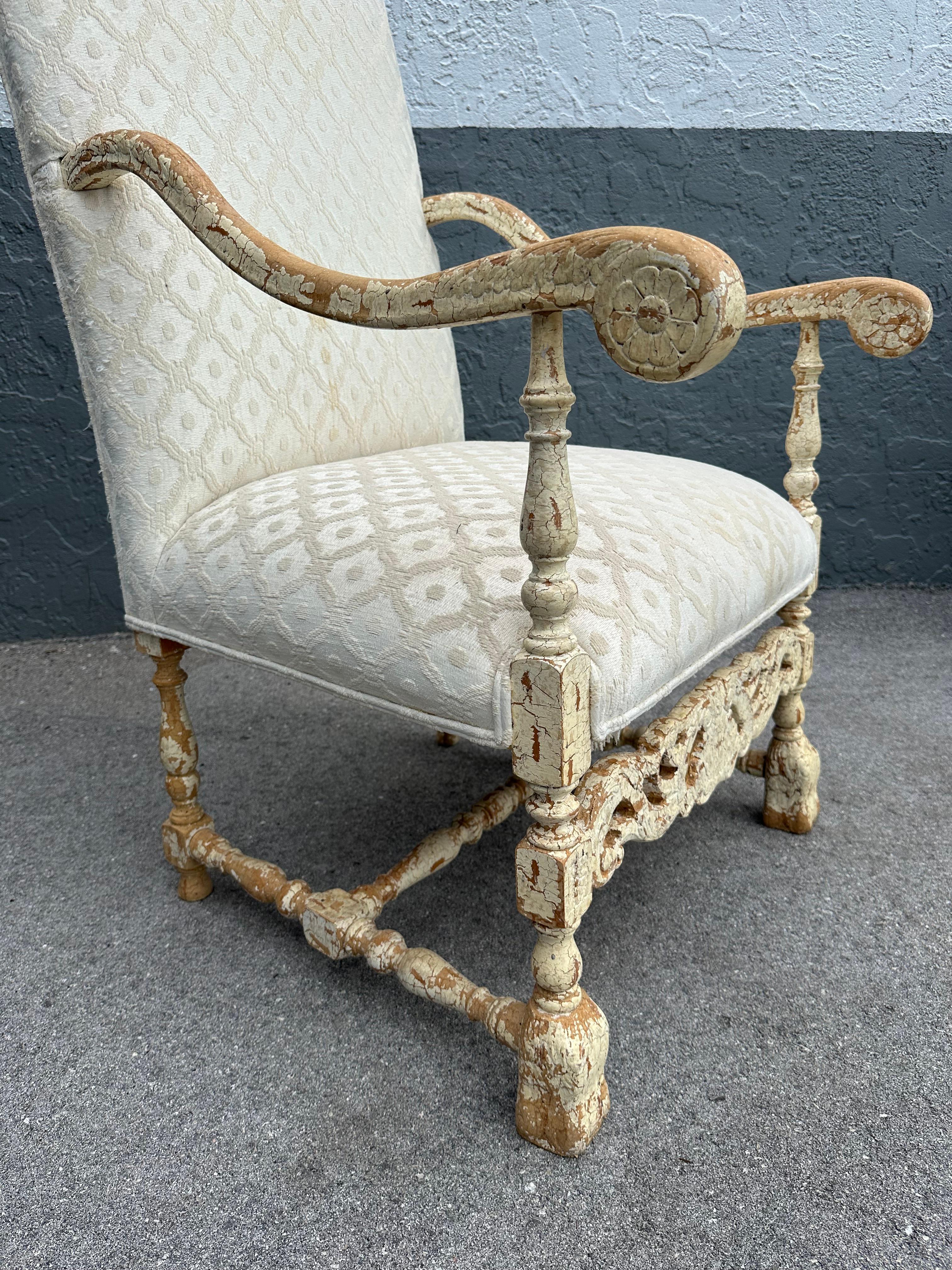 18th Century Rococo Swedish Armchair For Sale 2