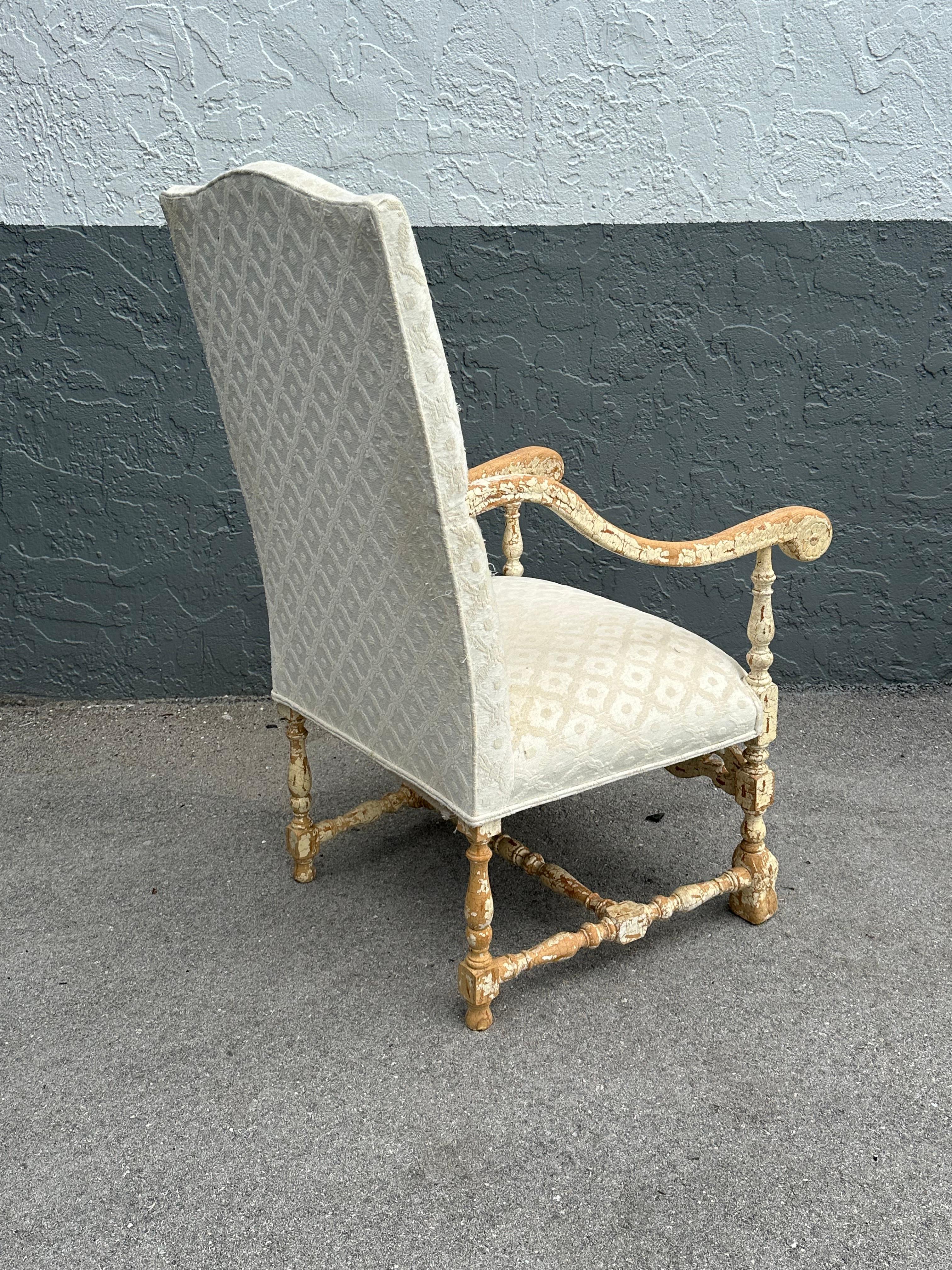 18th Century Rococo Swedish Armchair For Sale 4