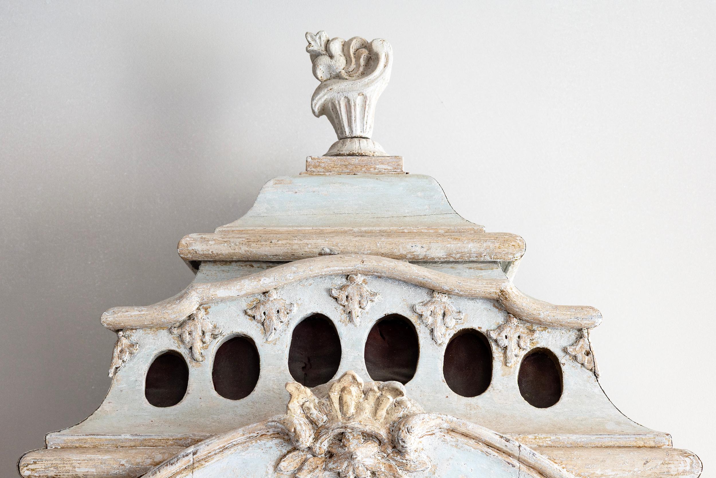 Orologio musicale a cassa alta rococò del XVIII secolo in vendita 1