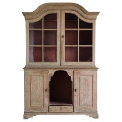 18th Century Rococo Vitrine Cabinet