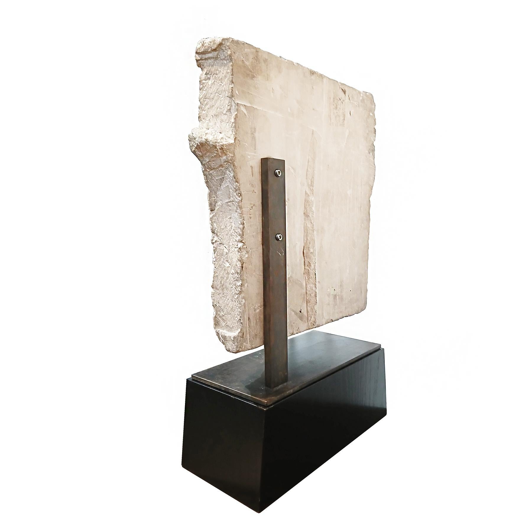 18th Century Neoclassic Stone Frieze Fragment from France, on Stand 6