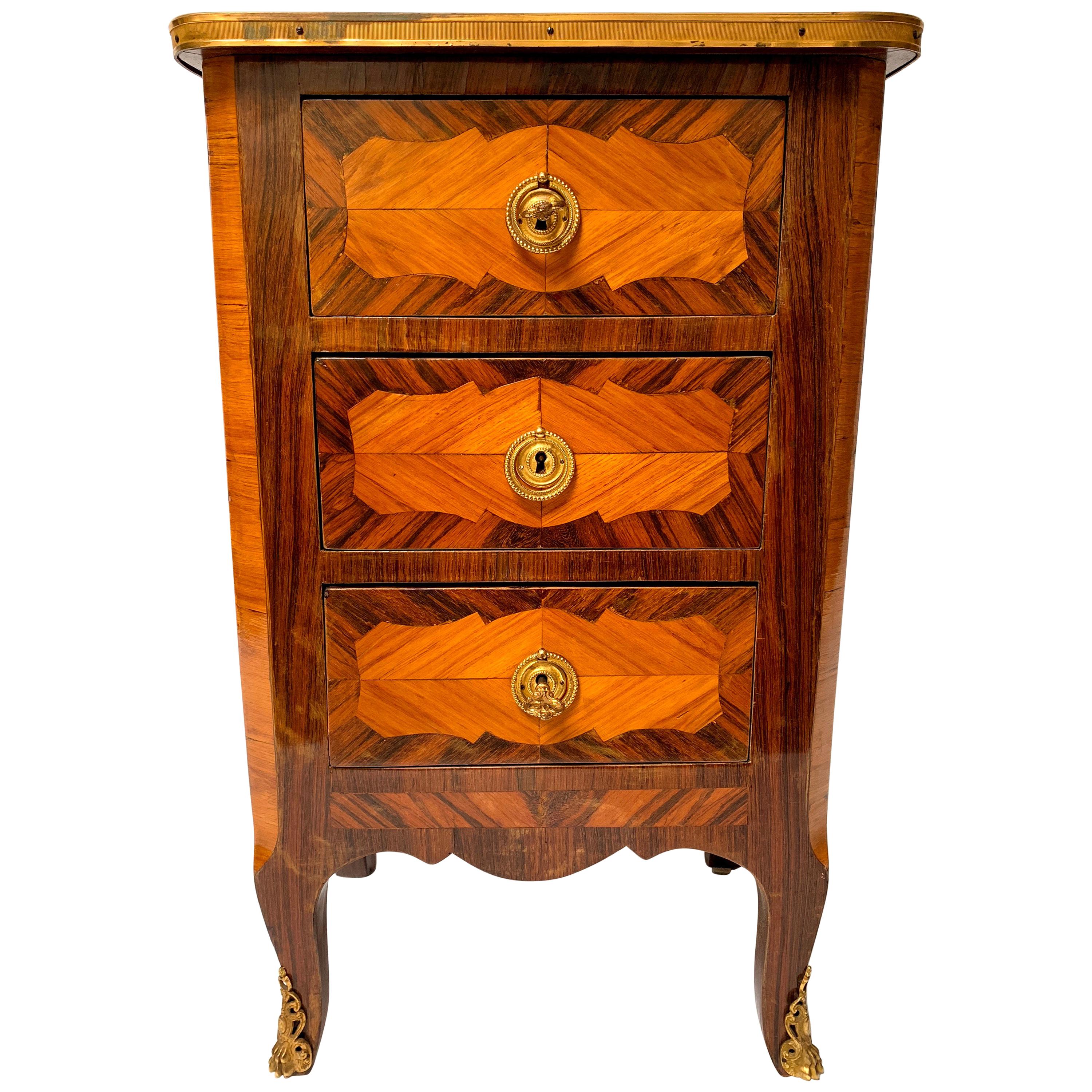 18th Century Rosewood and Kingwood Commode For Sale