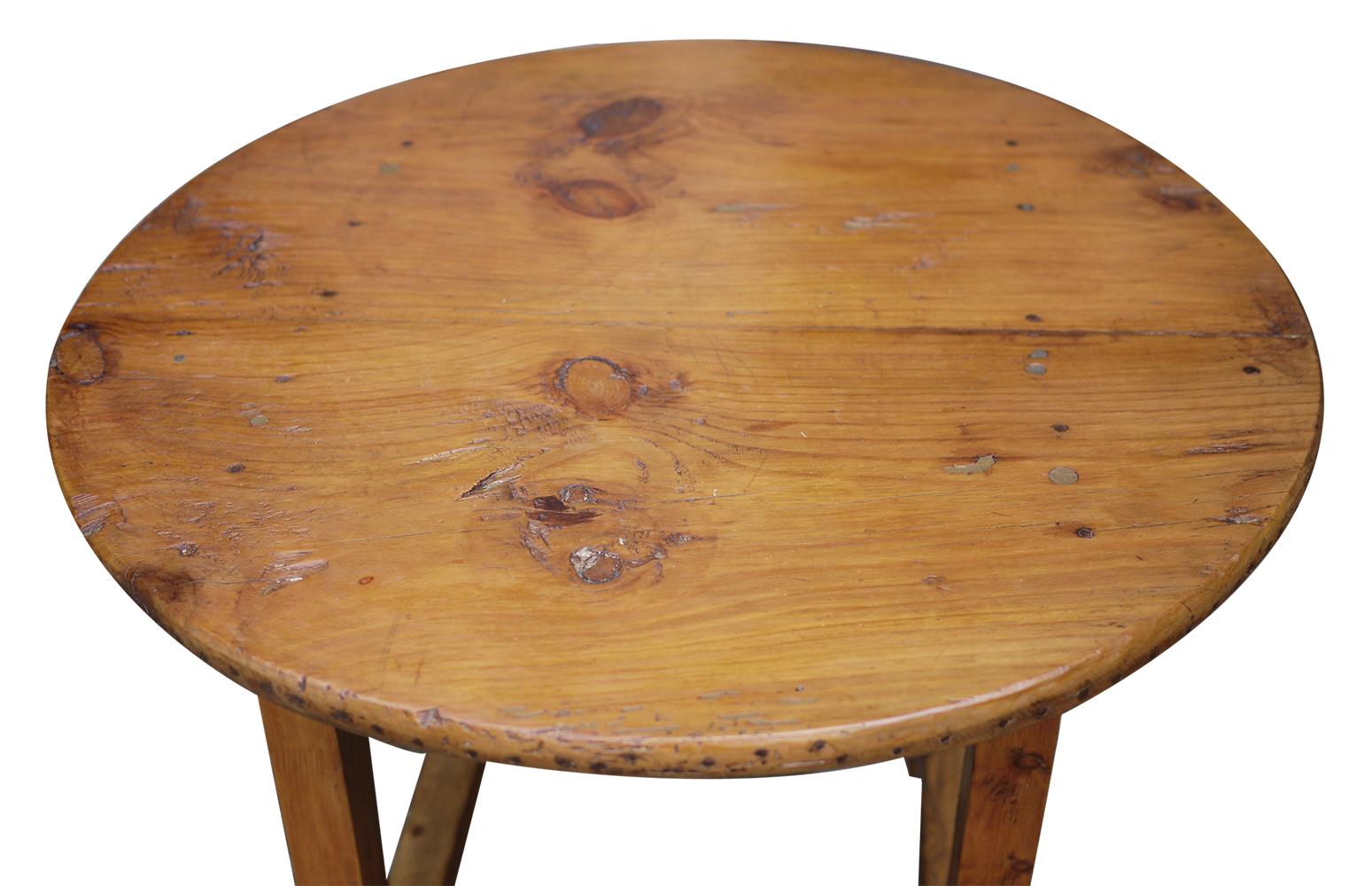 18th Century Round Country Coffee Table 1