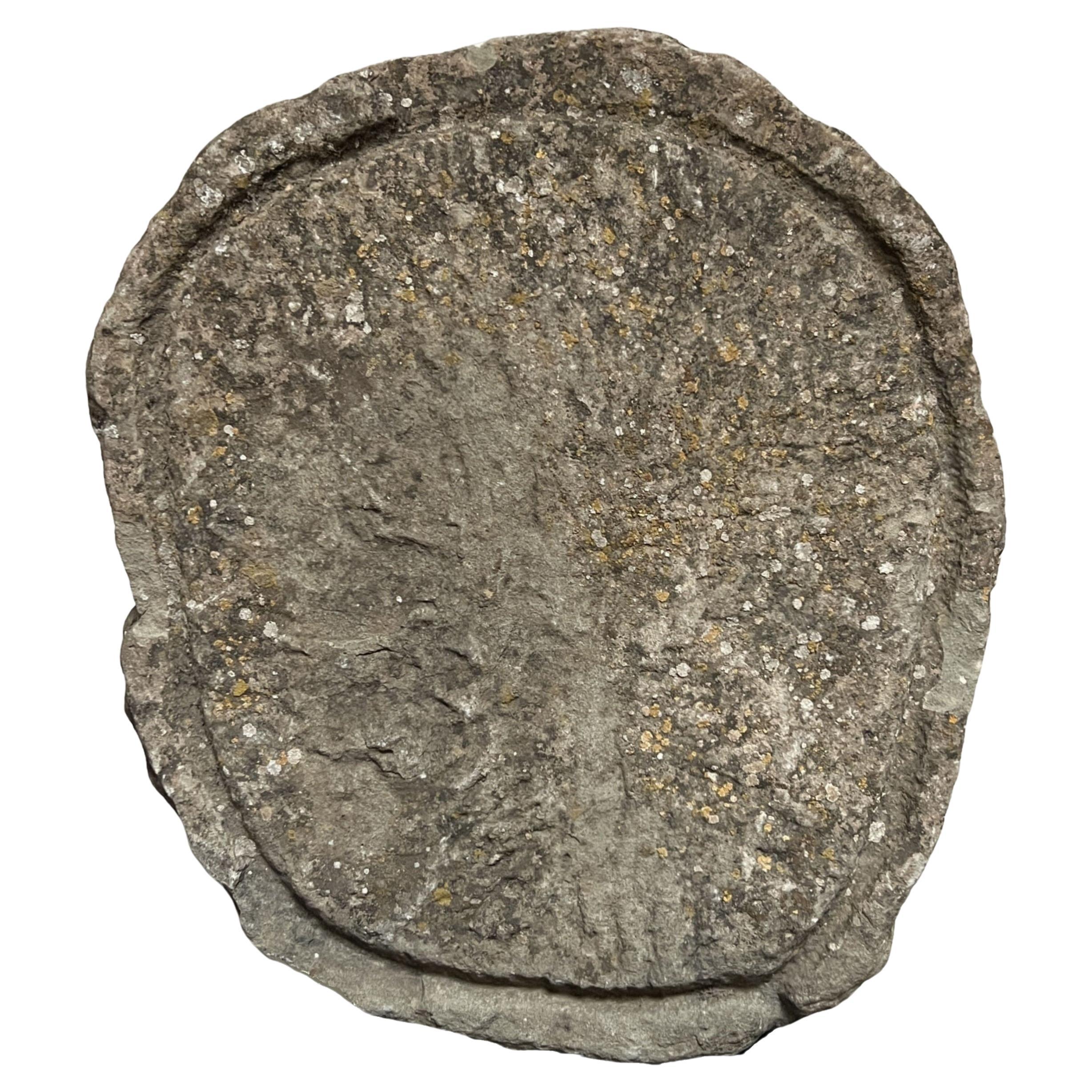 18th century round stone ornament