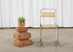 18th Century Russian Carved Candle Holder Pedestal Table