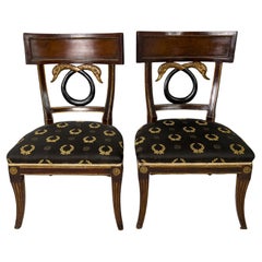 18th Century Russian Empire Style Side Chairs