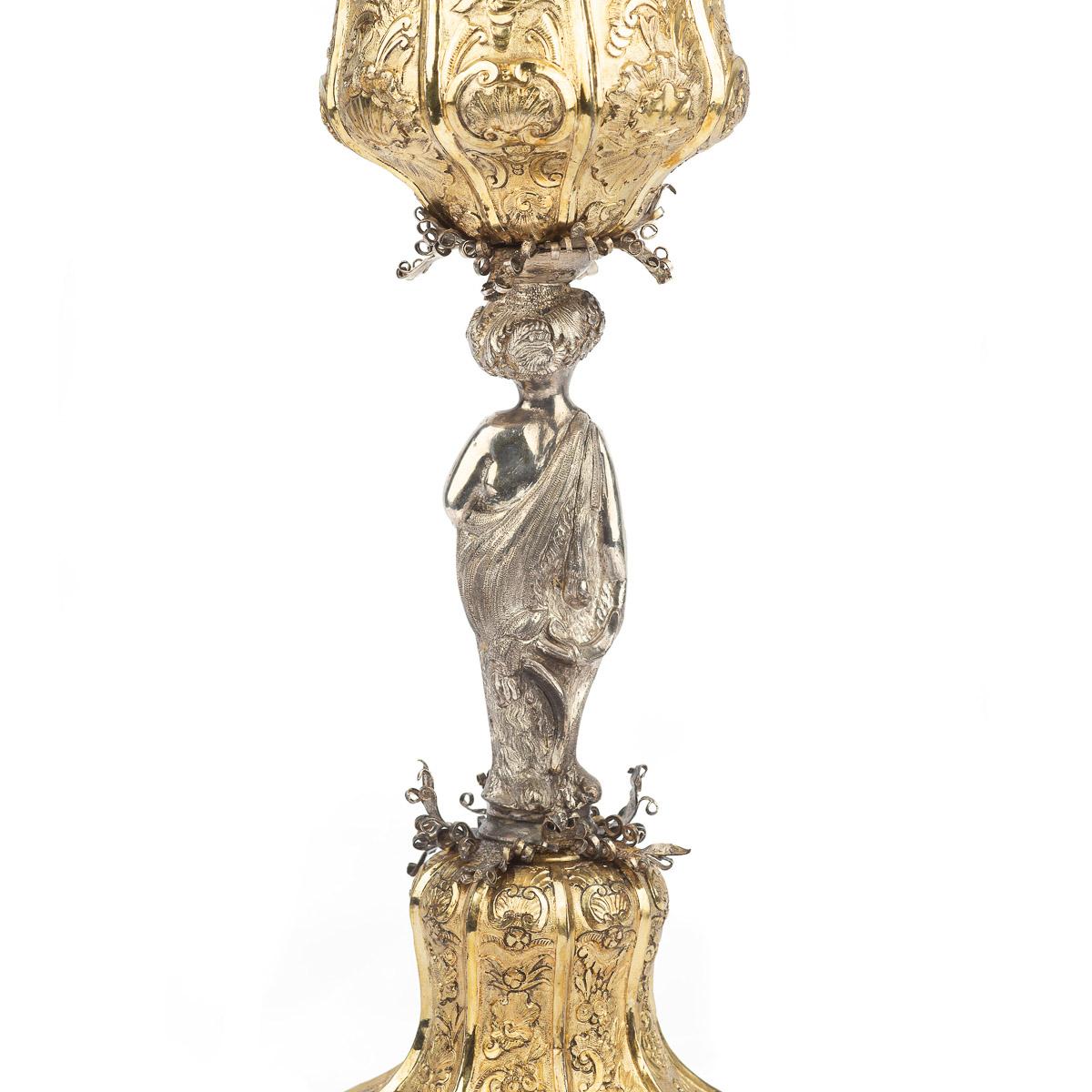 18th Century Russian Solid Silver-Gilt Huge Cup & Cover, Moscow, c.1749 In Good Condition In Royal Tunbridge Wells, Kent