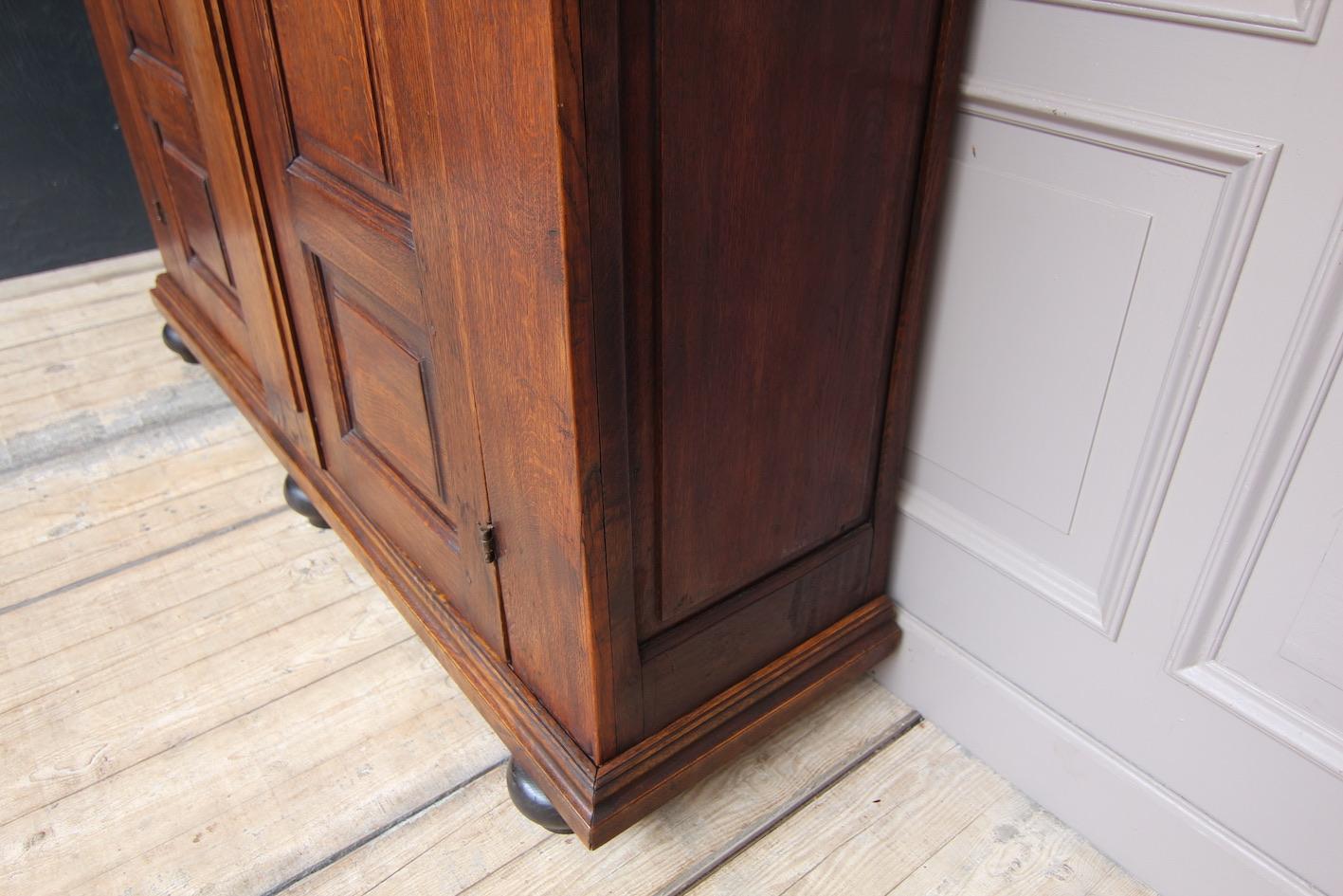 18th Century Rustic Belgian Oak Cabinet or Cupboard 8