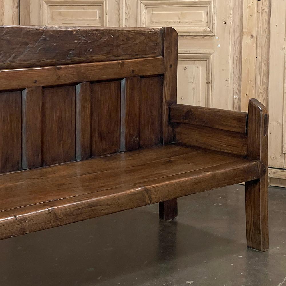 18th Century Rustic Bench For Sale 4