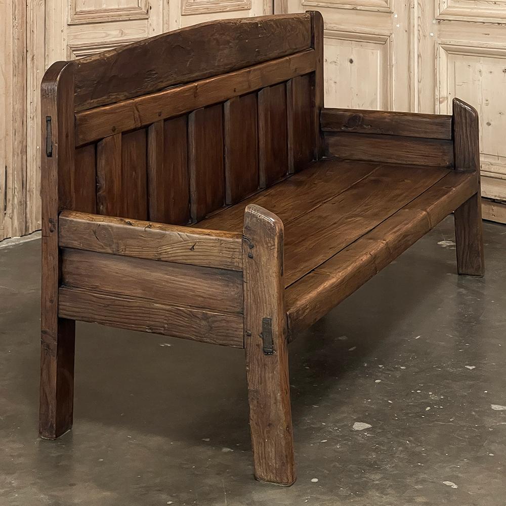 18th Century Rustic Bench For Sale 5