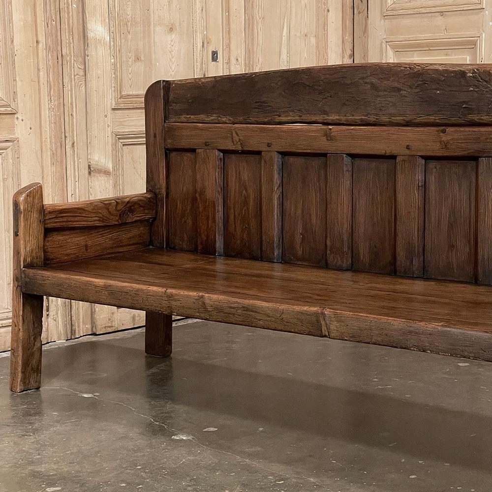 18th Century Rustic Bench For Sale 1
