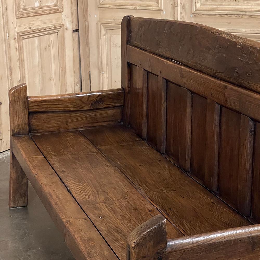18th Century Rustic Bench For Sale 2