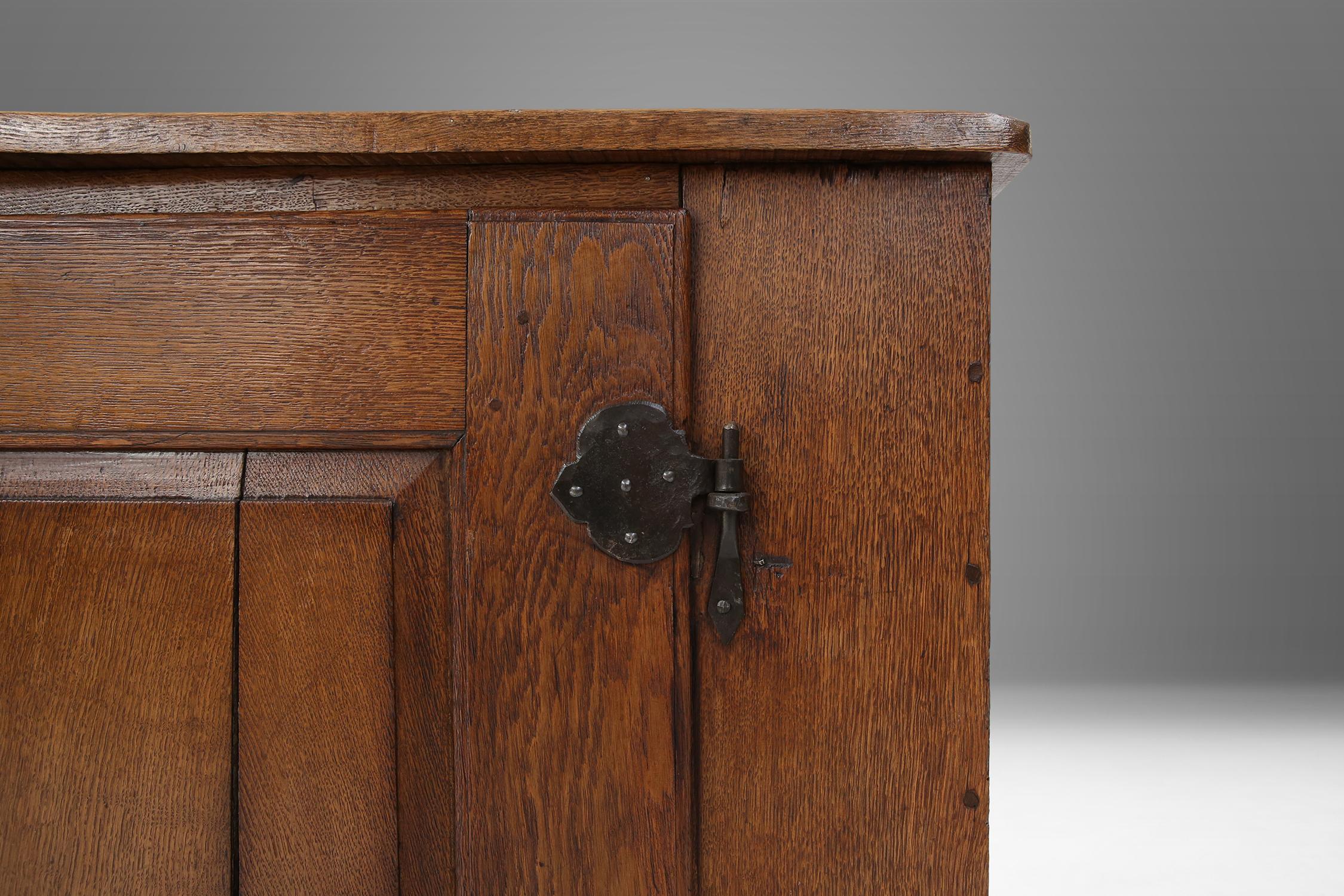 18th Century and Earlier 18th century rustic cabinet For Sale