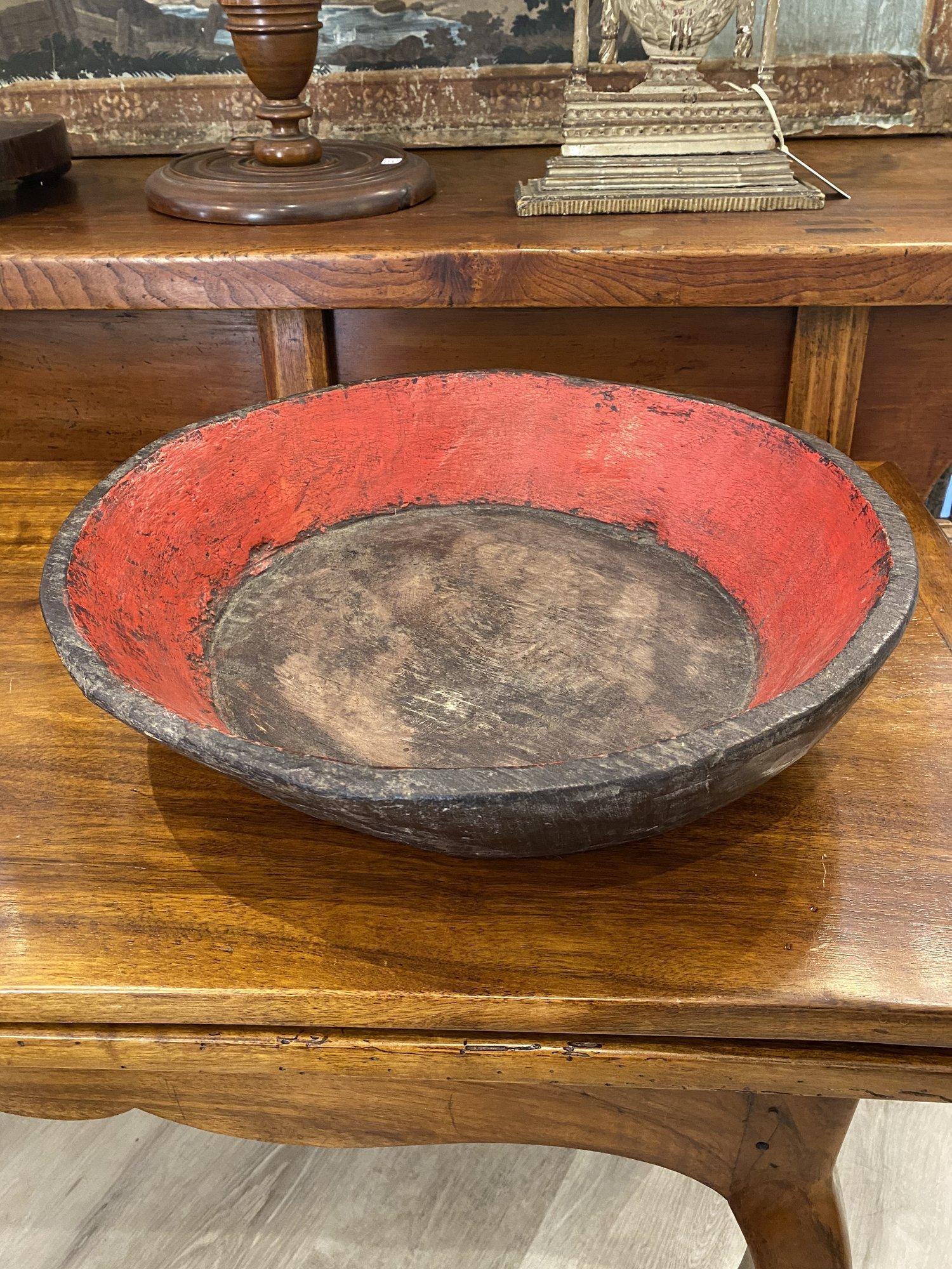 18th Century Rustic Chinese Wooden Bowl 1