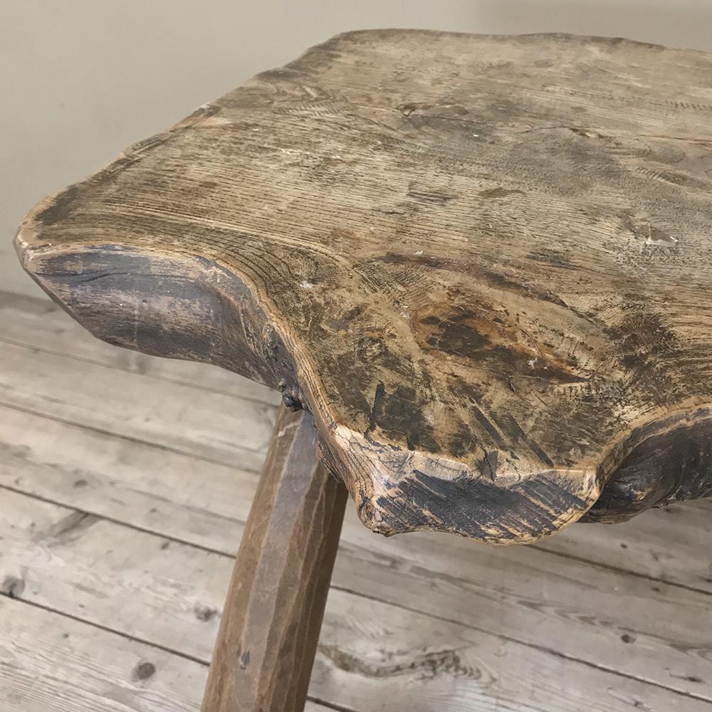 18th Century Rustic Coffee Table or Bench In Good Condition In Dallas, TX