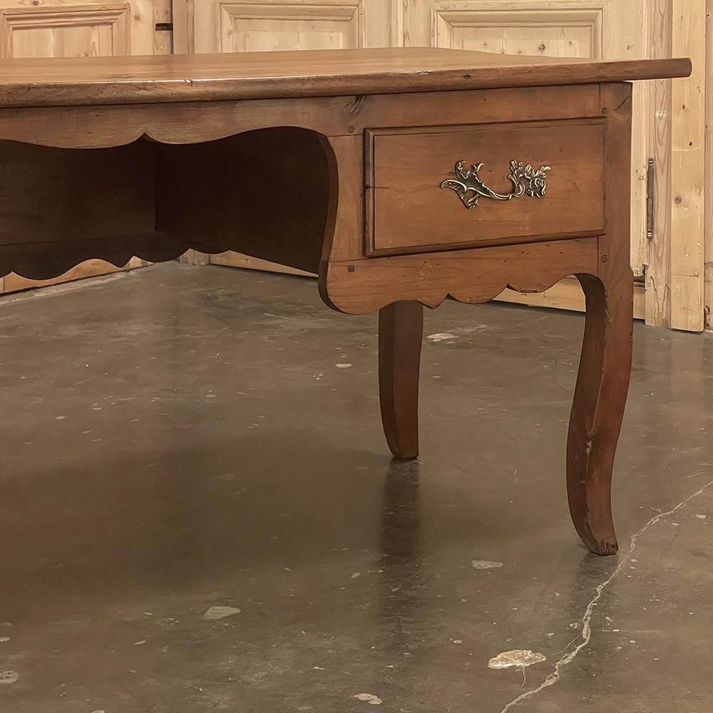 18th Century Rustic Country French Cherrywood Desk ~ Vanity For Sale 6