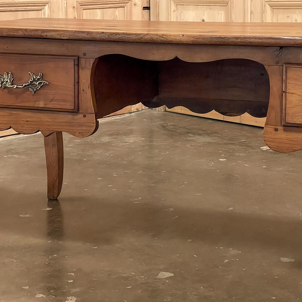 18th Century Rustic Country French Cherrywood Desk ~ Vanity For Sale 9