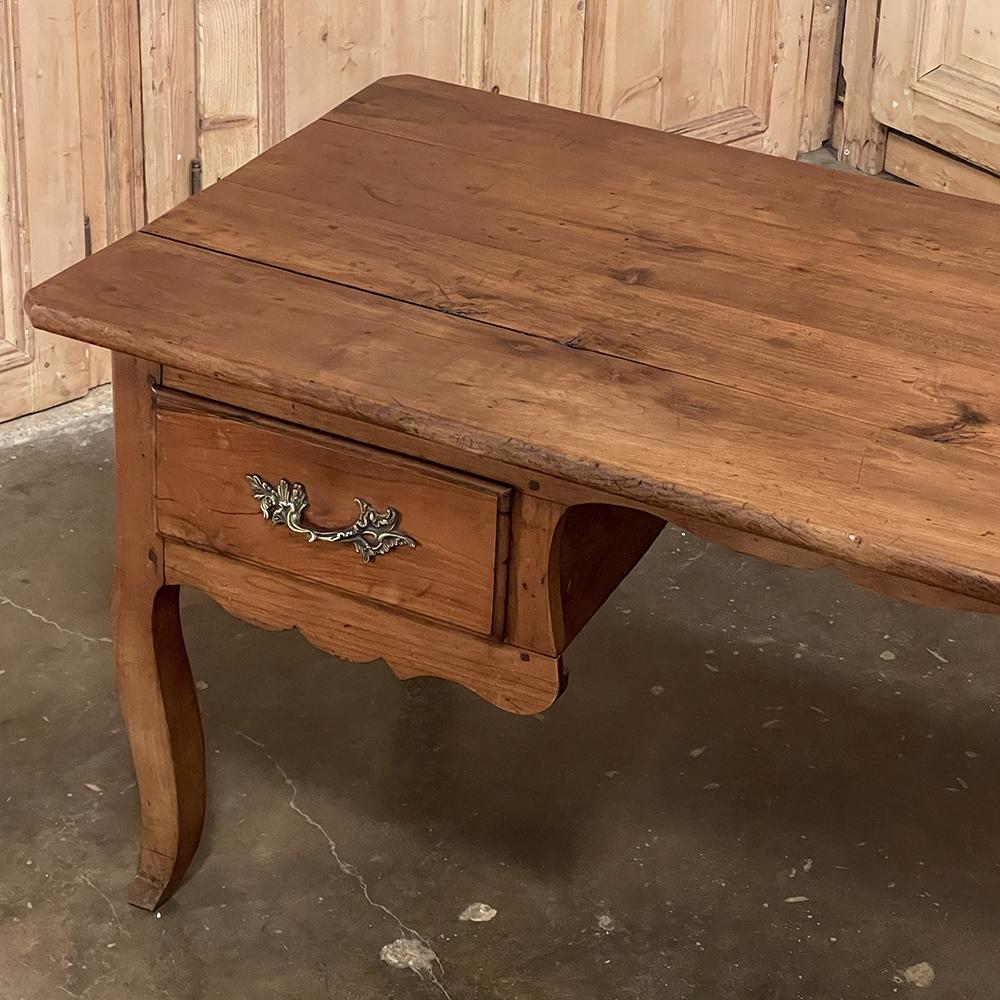 18th Century Rustic Country French Cherrywood Desk ~ Vanity For Sale 10
