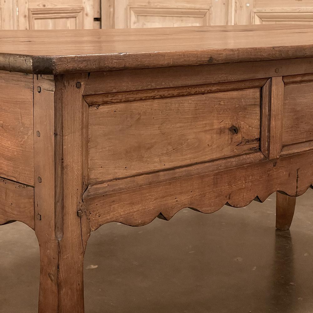 18th Century Rustic Country French Cherrywood Desk ~ Vanity For Sale 12