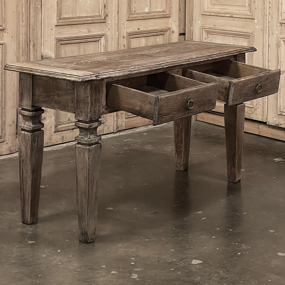 Steel 18th Century Rustic Country French Console ~ Sofa Table For Sale