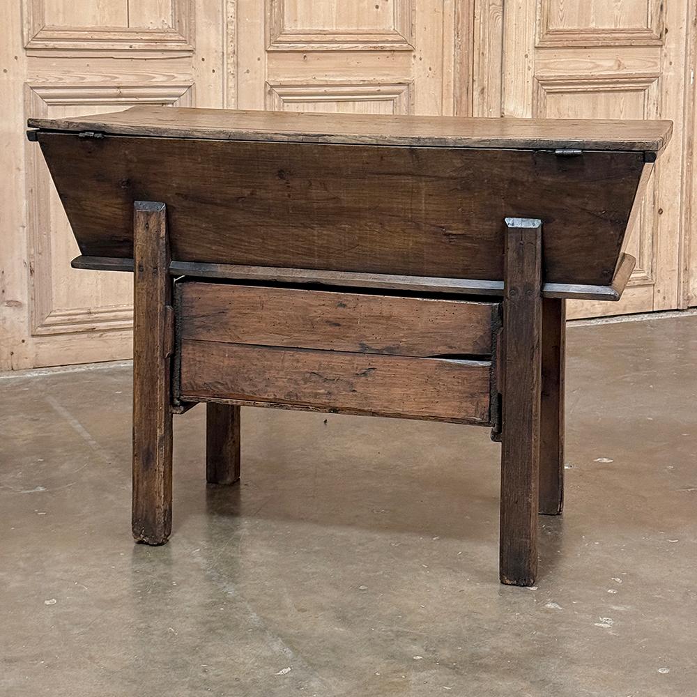 18th Century Rustic Country French Doughbox ~ Petrin ~ Credenza For Sale 14