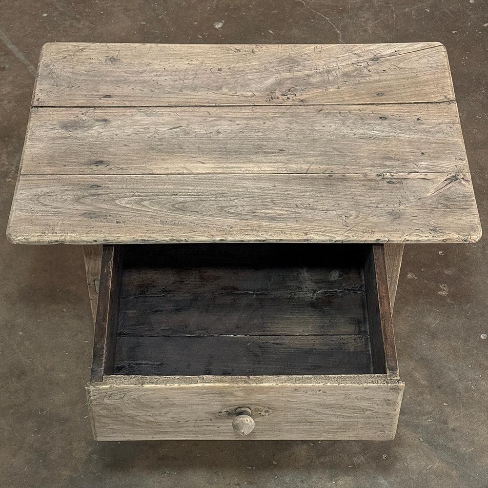 18th Century Rustic Country French End Table 1