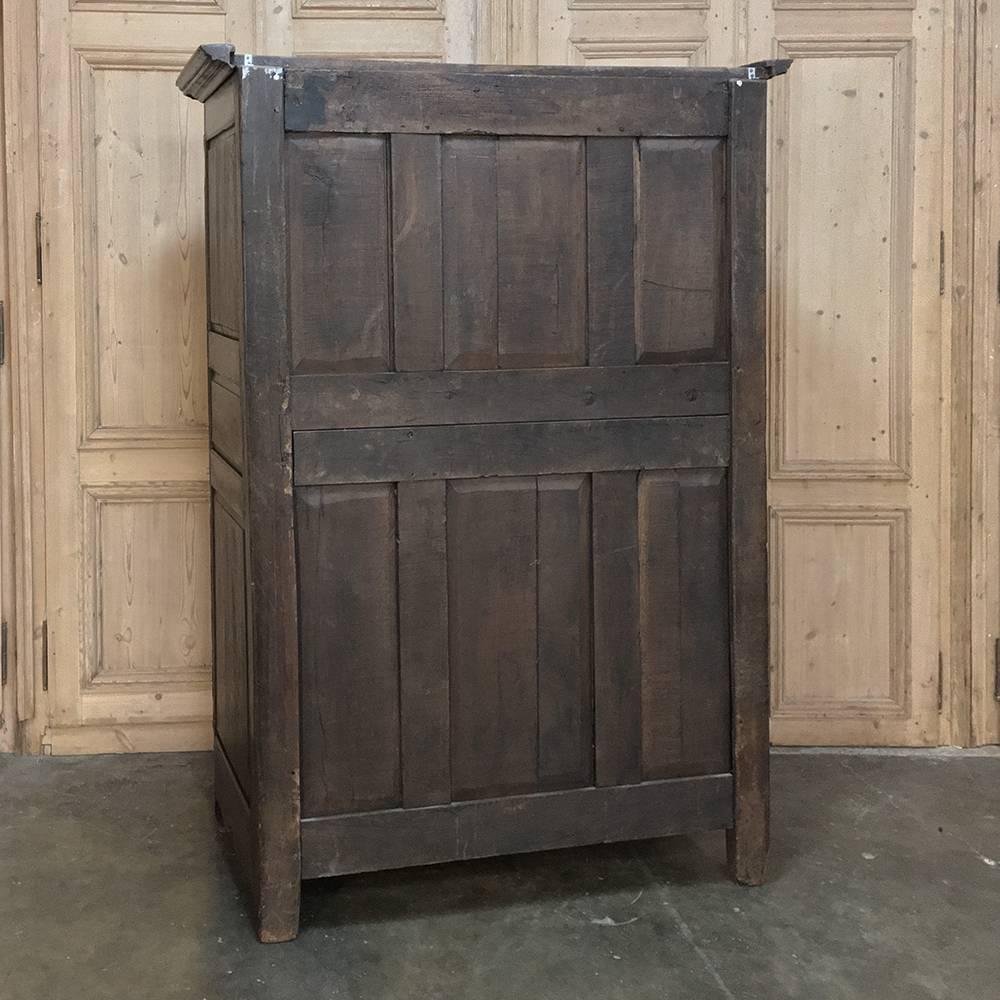 18th Century Rustic Country French Oak Armoire 4