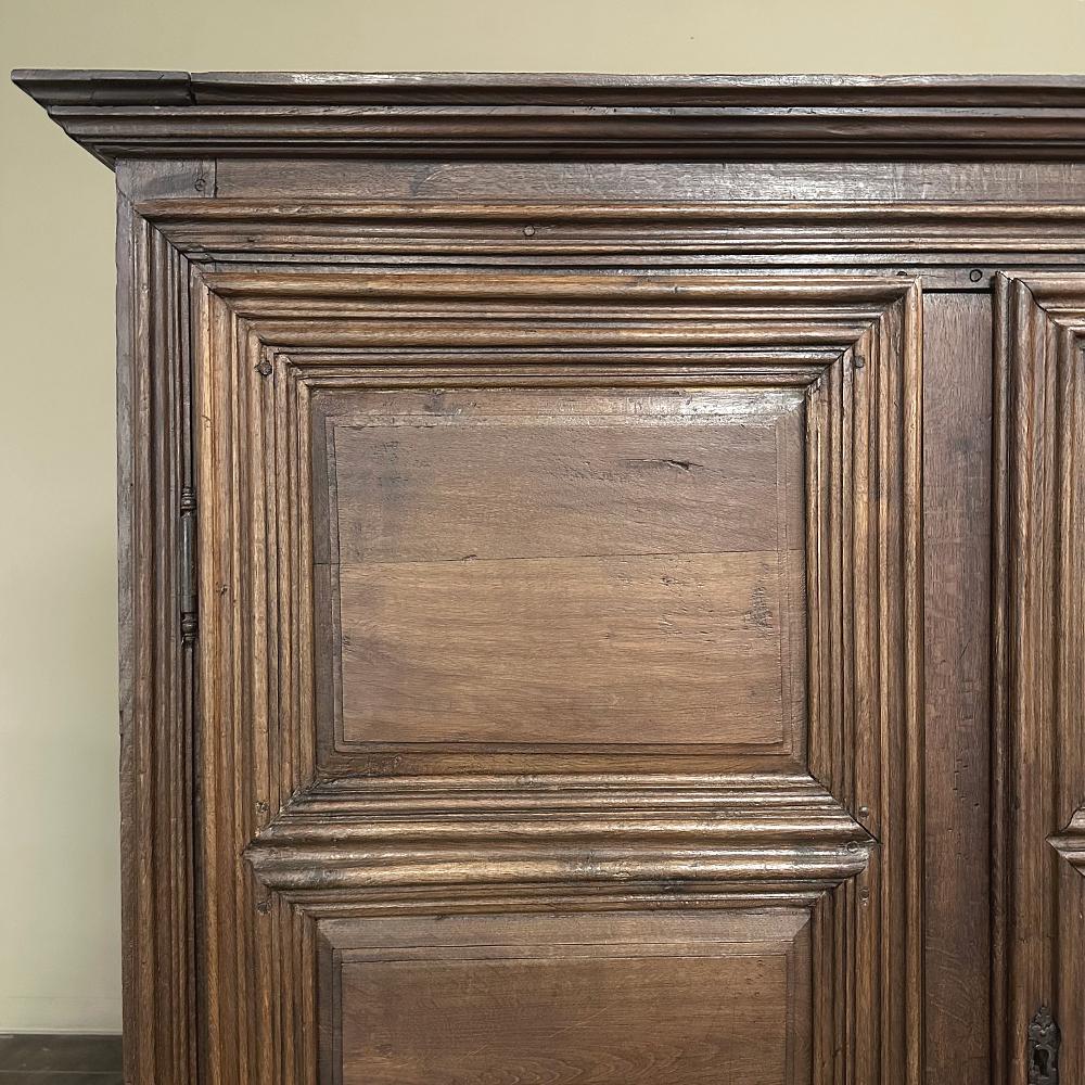 Armoire rustico francese in Oak del XVIII secolo in vendita 9